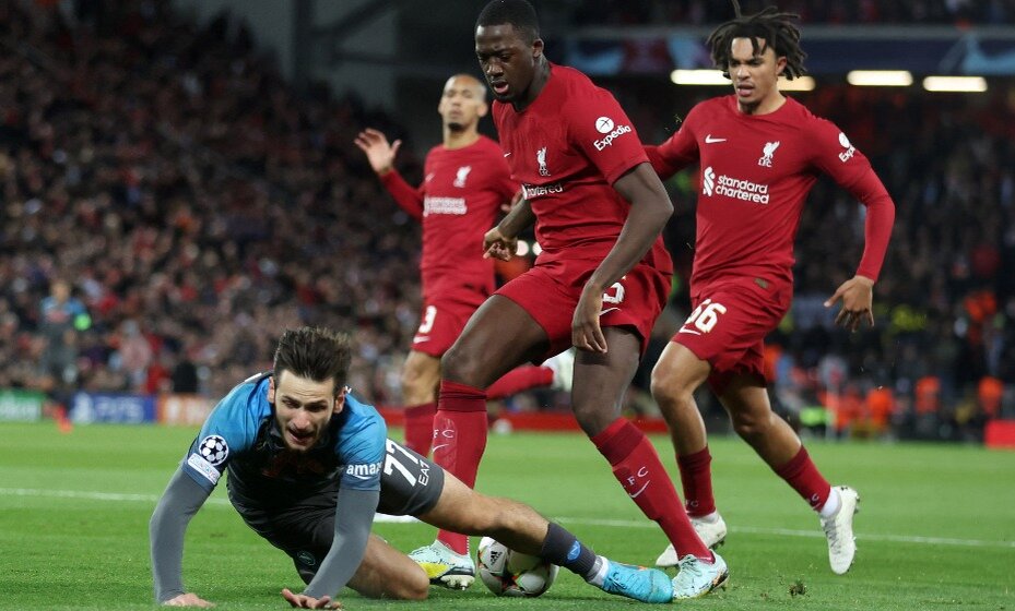    "Наполи" проиграл "Ливерпулю" в гостях. Фото: Reuters