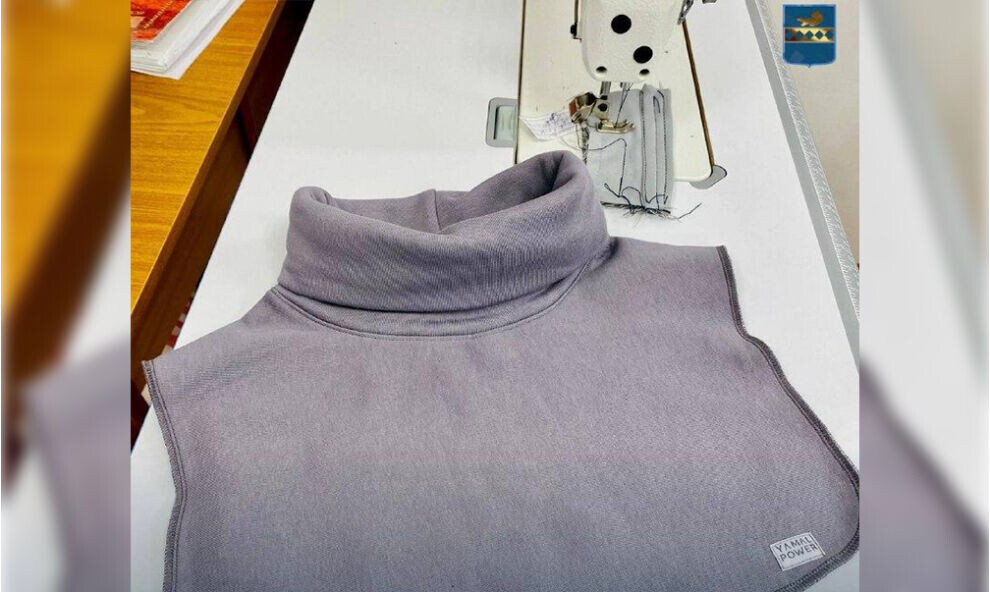    Жительница Тарко-Сале передаст мобилизованным пуровчанам теплые манишки