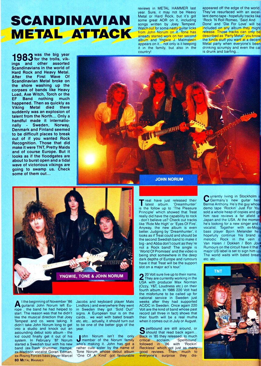 Страница журнала Metal Hammer