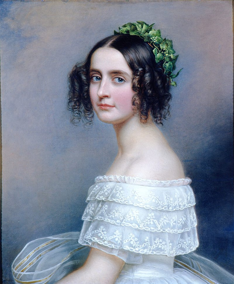 Александра Амалия Баварская на полотне К.Штилера, 1838 г.