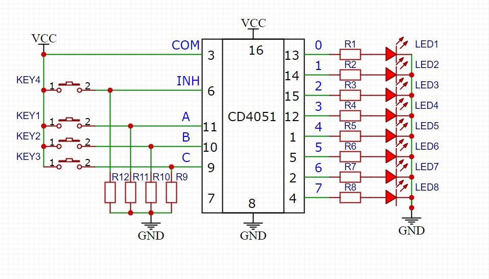 CD4051 - 4052 Аналоговый мультиплексор/демультиплексор | miti-mti | Дзен