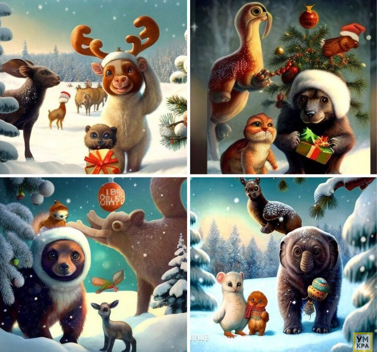 Нейросеть перерисовала советские новогодние открытки Общественная Служба Новосте