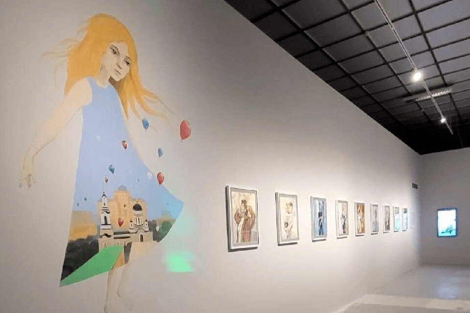     «Проект «Люди» Анастасии Дейнека из Донецка в пространстве «Любовь». Фото: moscowbiennale.art