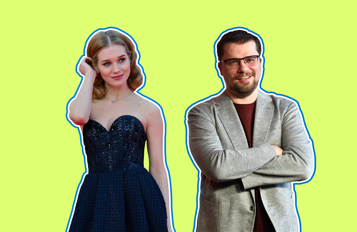 Кристина Асмус, Гарик Харламов. Фото: Pavel Kashaev/Global Look Press, Komsomolskaya Pravda/Global Look Press, коллаж РКП