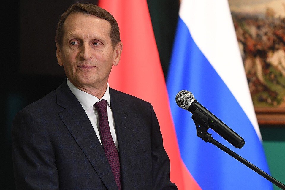     Глава СВР России Сергей Нарышкин. Михаил ФРОЛОВ