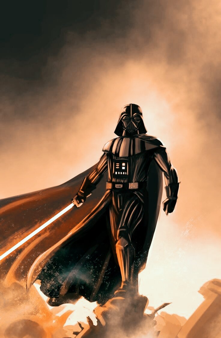 Вейдер идёт по трупа врагов к своей цели