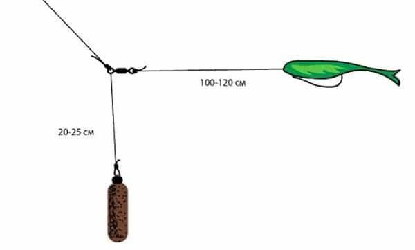 Как поймать судака на отводной поводок?