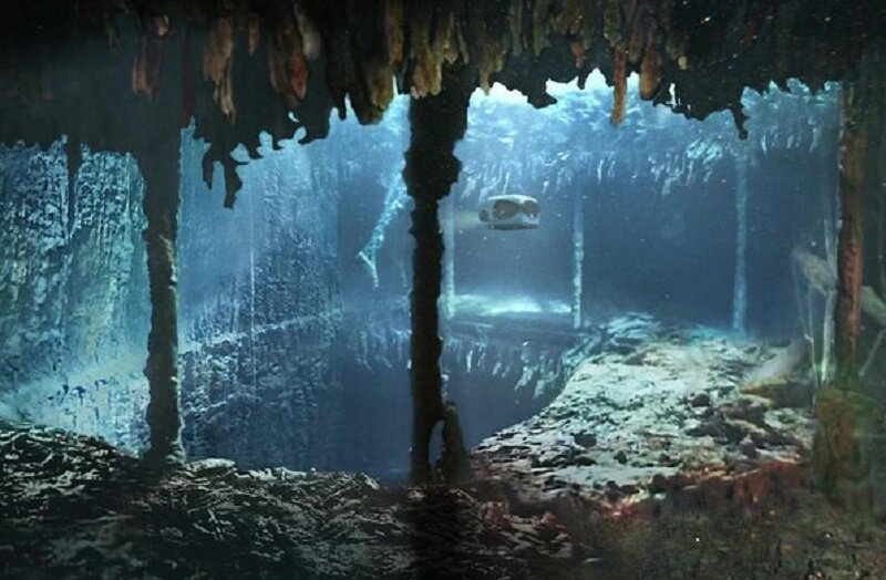 Так выглядит сейчас колодец парадной лестницы