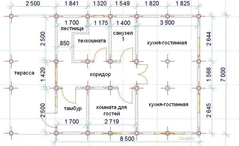 Рисуем проект загородного дома.