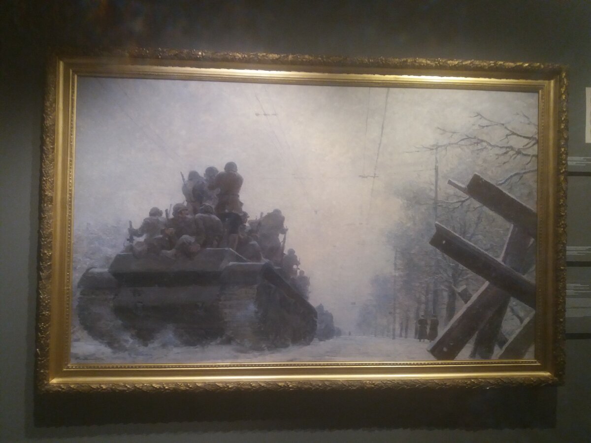 На защиту Москвы. Ленинградское шоссе. 1942г.