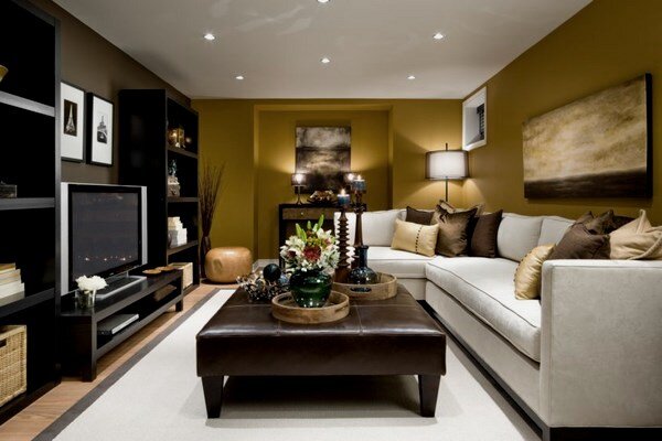 Разделение гостиной на функциональные зоны