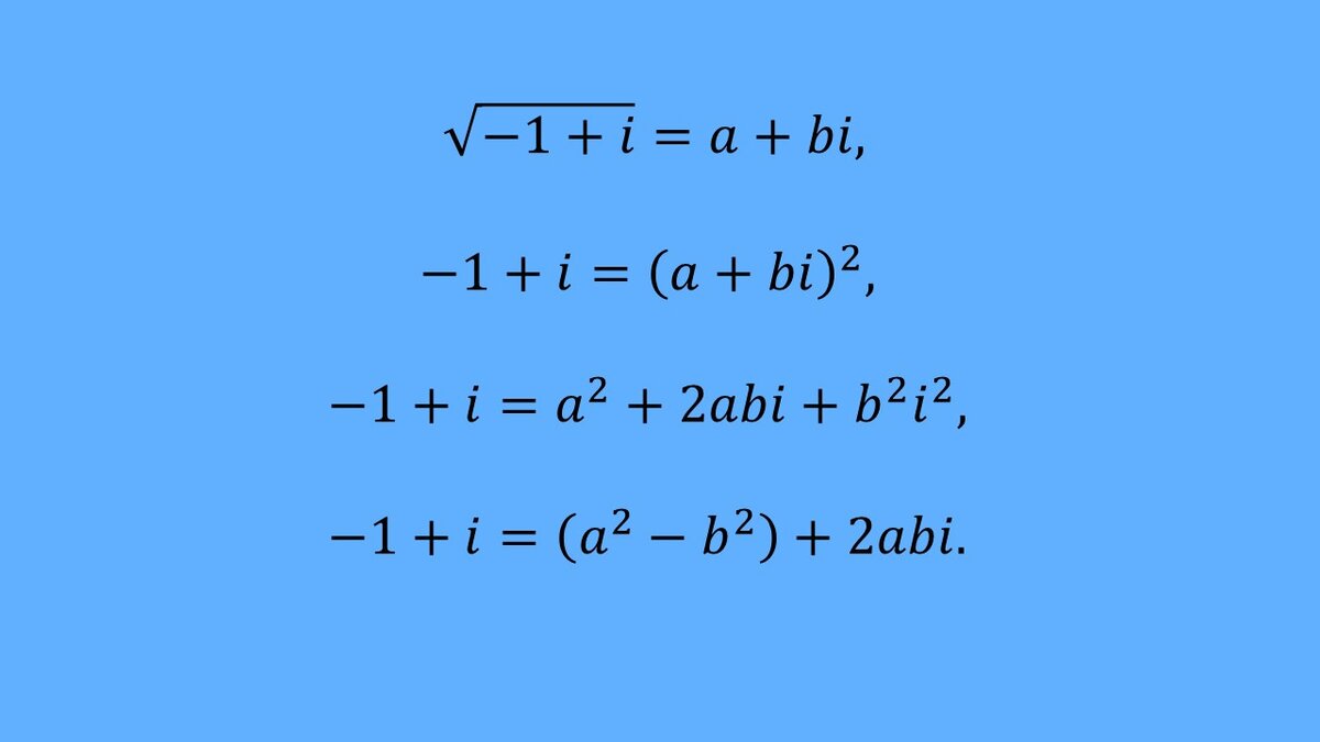 Как извлечь корень из комплексного числа? | Соловьева Светлана  Александровна | Дзен