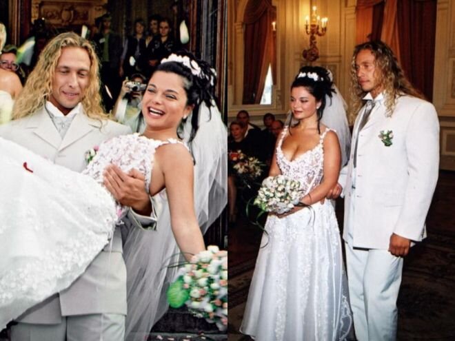 Свадьба Наташи Королевой и Сергея Глушко. 21 августа 2003 года. Санкт-Петербург. Фото Яндекс-картинки.