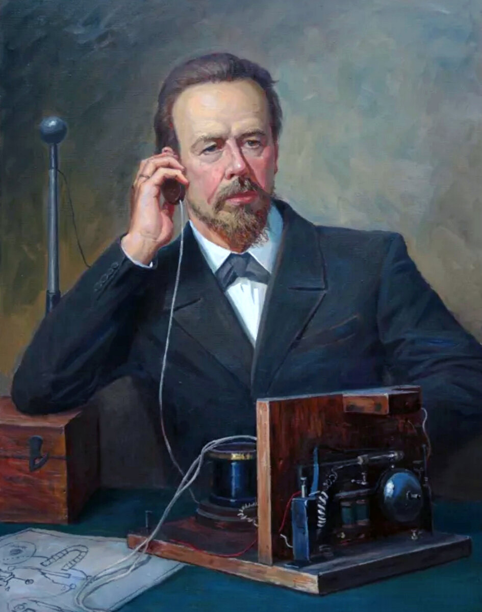 Александр Степанович Попов и его изобретение (изображение из открытых источников)