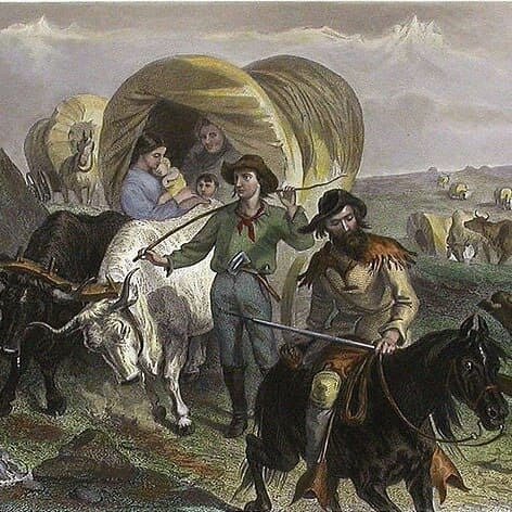 Американские переселенцы.