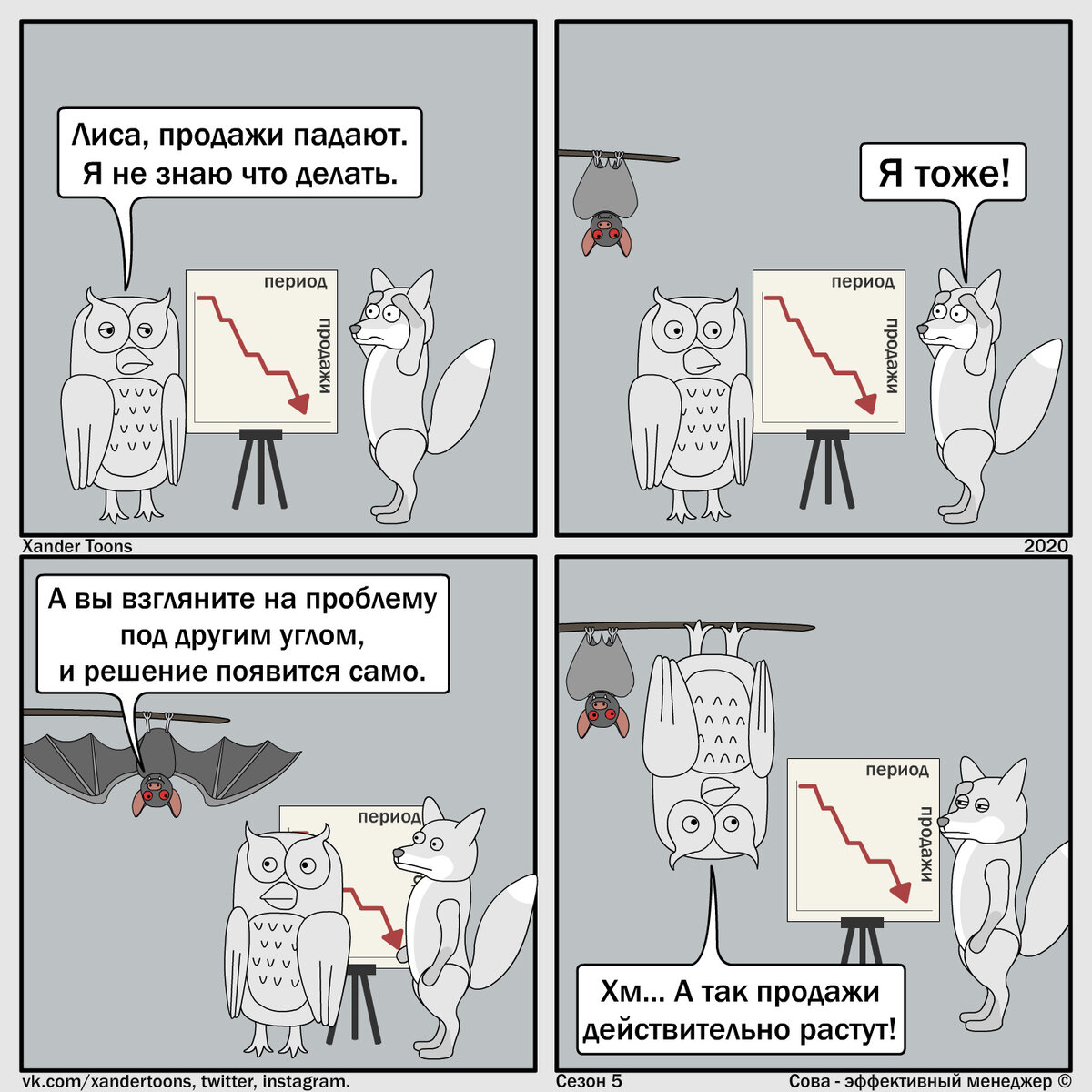 Сова - эффективный менеджер. Сезон 5, №45. "Главное — эффективный бизнес-консультант!"