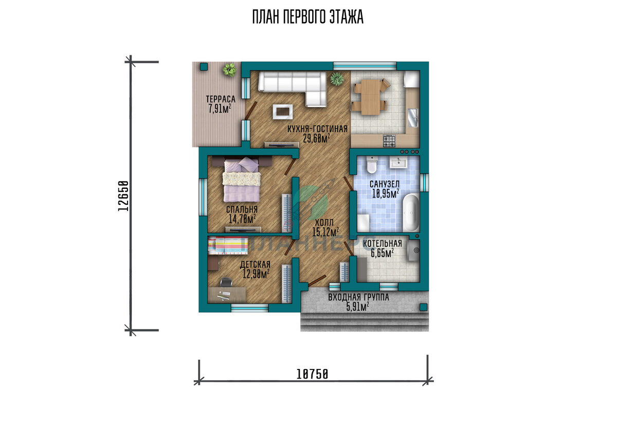 Планировка дома