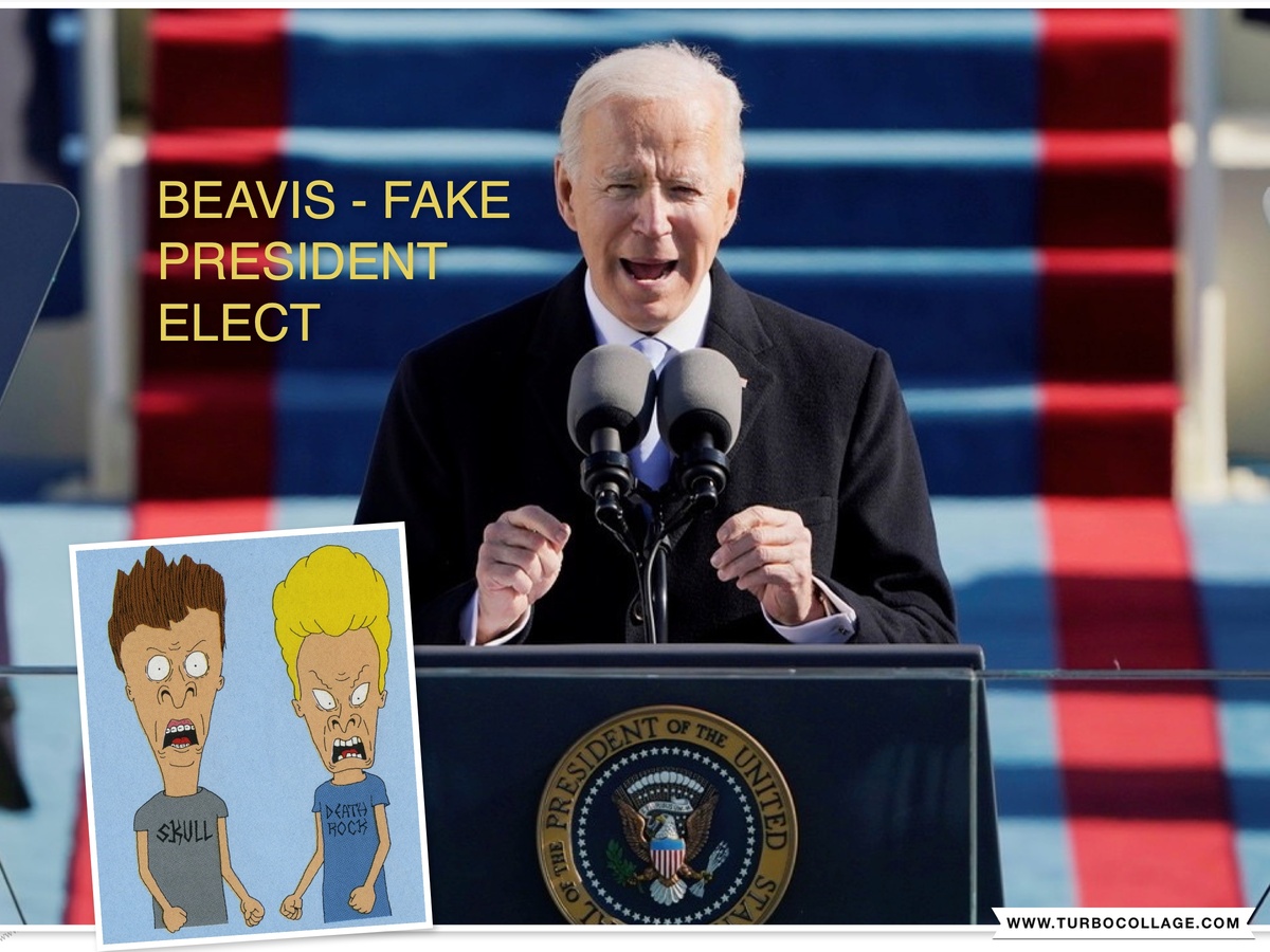 Ба... , да Байден просто вылитый Beavis. Прекрасный и любимый персонаж в мультиках, но полный урод в жизни.