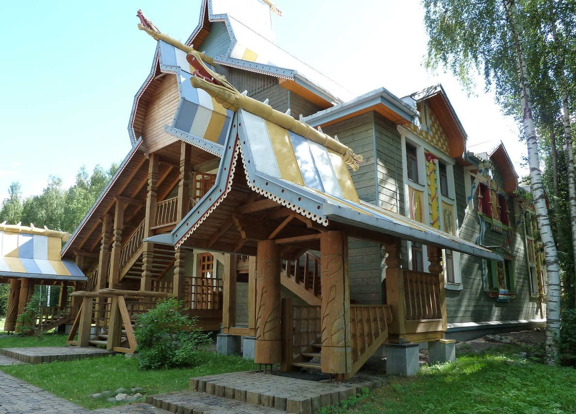 Деревня Мандроги Карелия