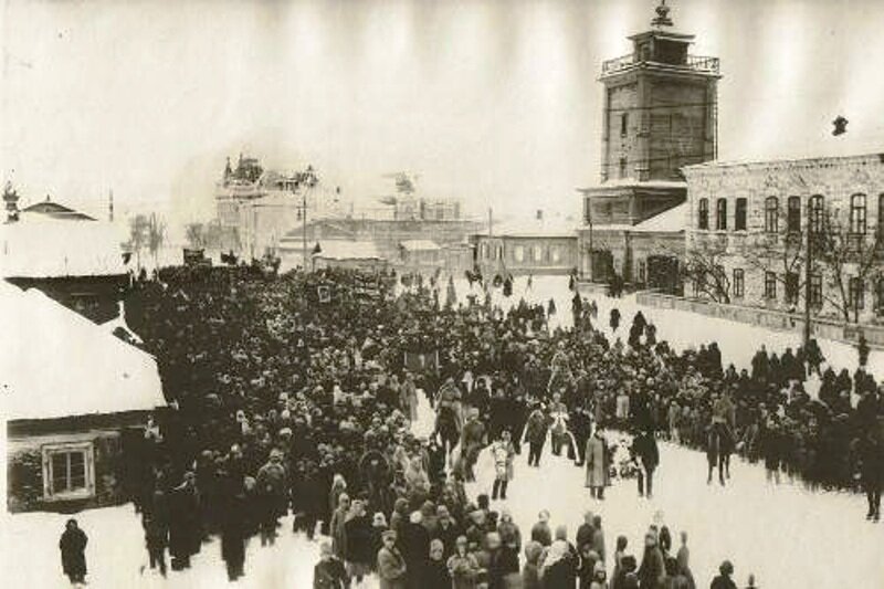 Улица Советская (Царицынская), 27 января 1924 года.