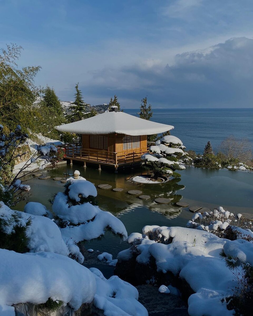 Японский сад, парк Айвазовское, Партенит, Крым