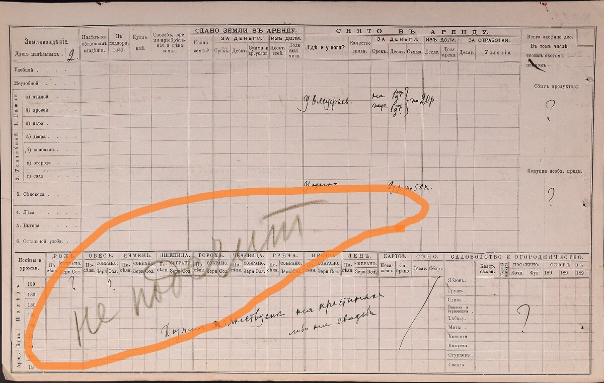 Вторая сторона карточки.