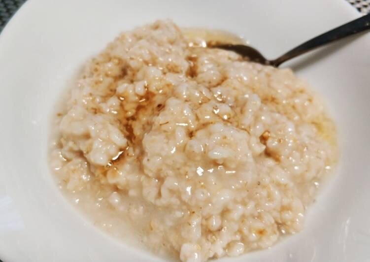 Овсянка с мёдом 