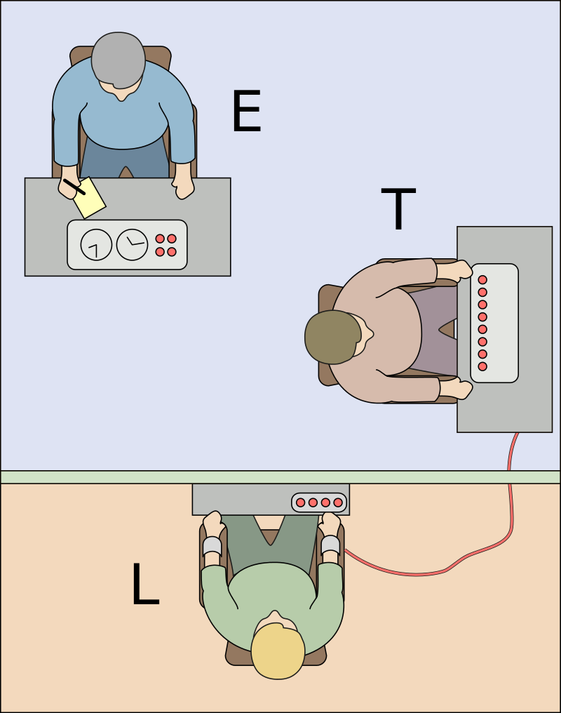 Е: учёный; Т: бьющий током; L: ток принимающий.  