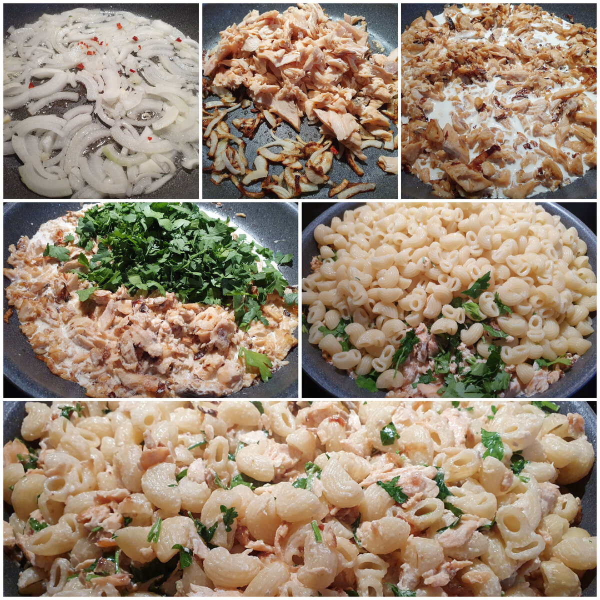 Паста с форелью