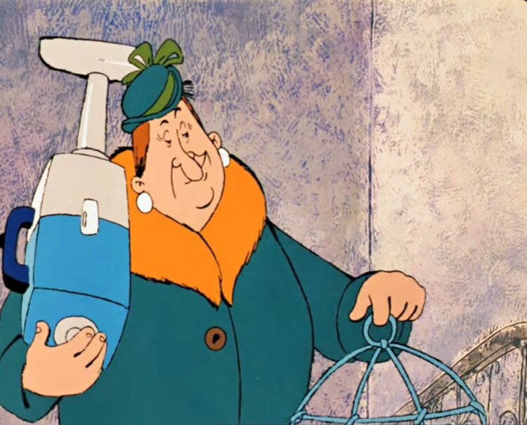 По-моему она милашка. И с пылесосом пришла.