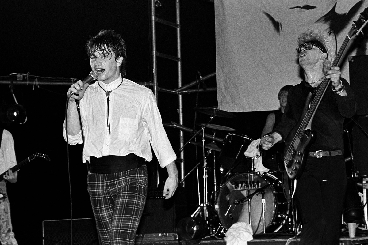 На одном  из выступлений 81 года.