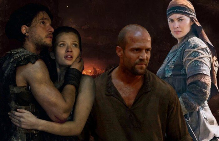 Коллаж из фрагментов фильма "Томирис", "Помпеи", "Во имя короля" из свободных источников интернета