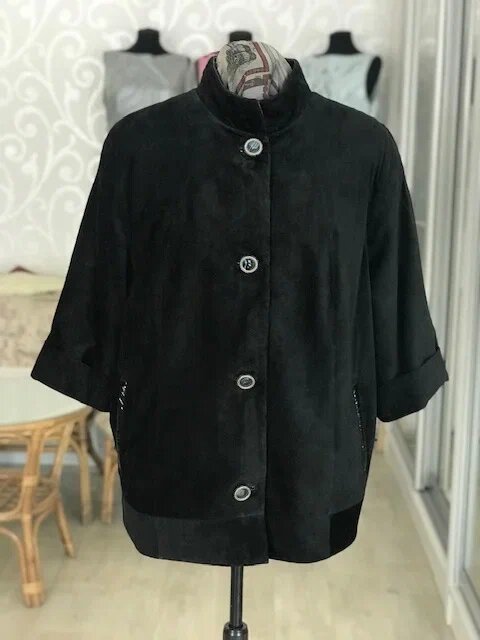 Переделка кожаного плаща в куртку. Ателье Ирины Берзиной.