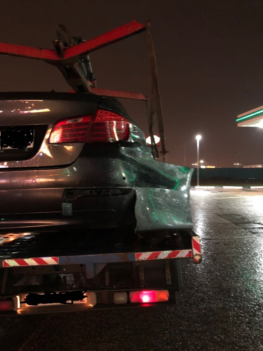 С места ДТП