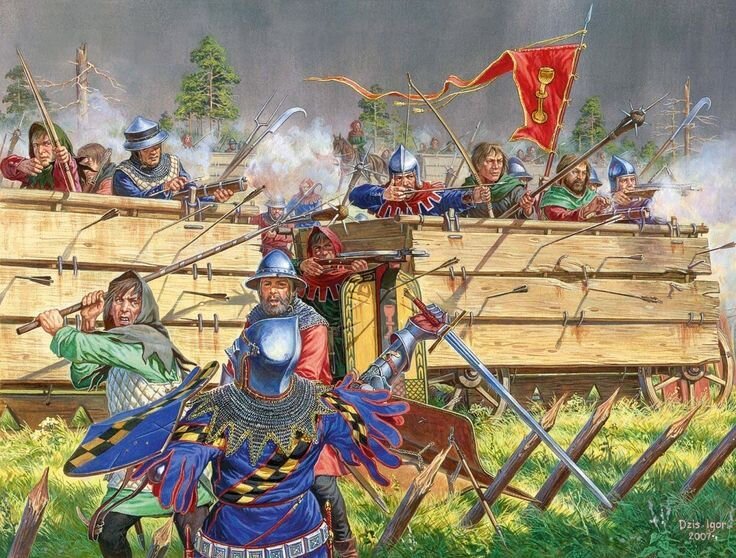 Типичный эпизод тех войн.