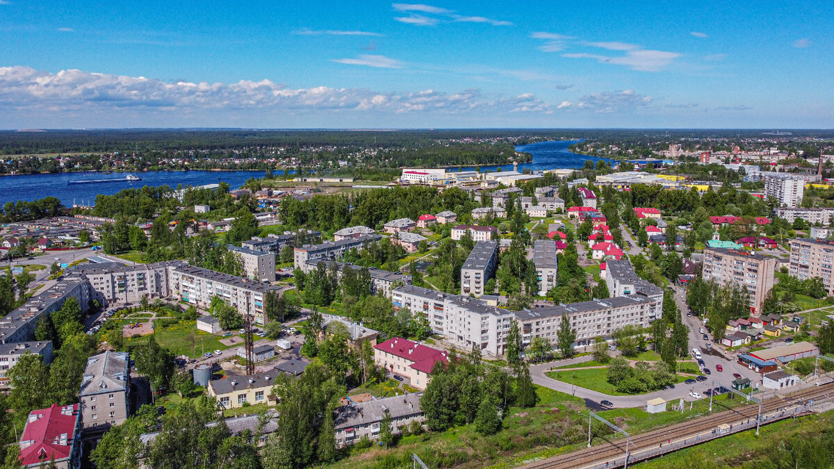 С высоты конечно выглядит прекрасно, все родные места)