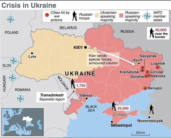 Ukraine-Russia conflict explanation. Deep. Short.