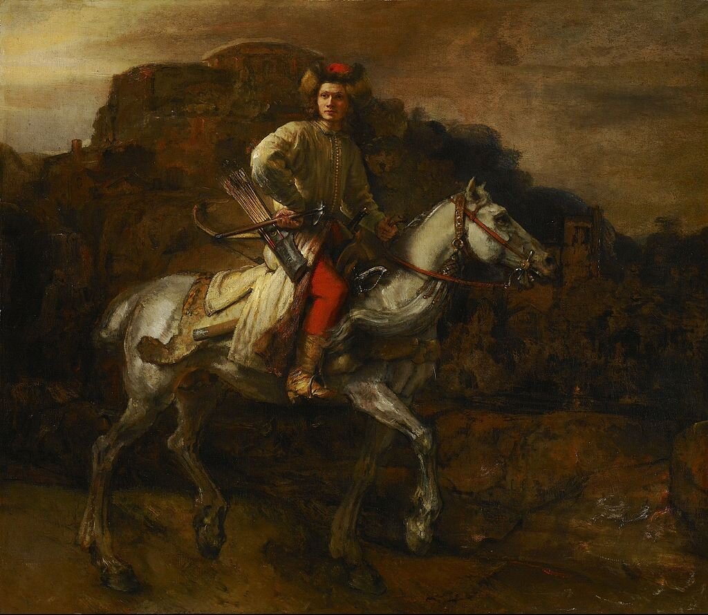 Рембрант Ван Рейн, Польский всадник, 1655