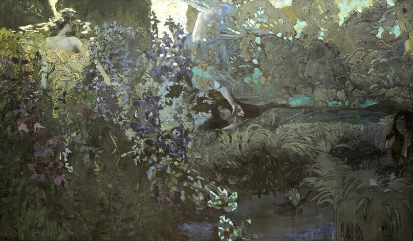 «Утро». Художник М.А. Врубель. 1898 г. Государственный Русский музей