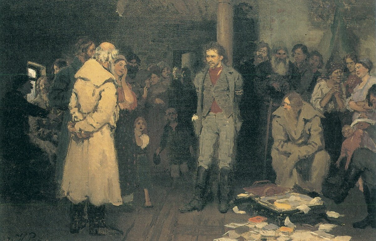 Илья Репин, Арест пропагандиста