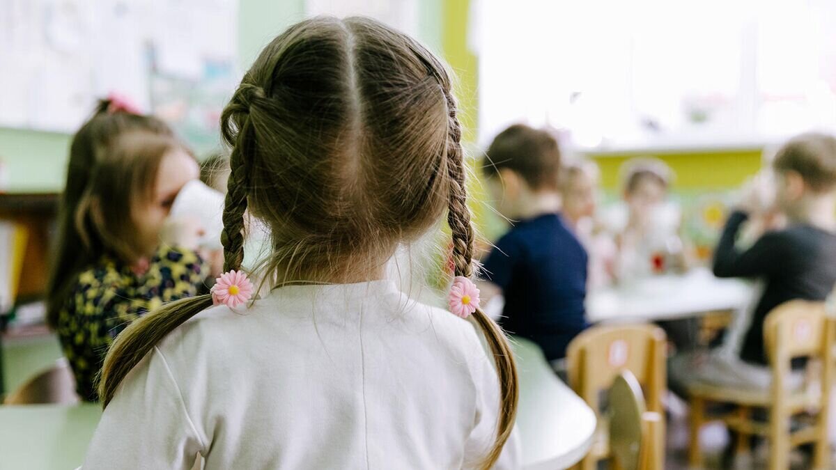    Воспитанники детского сада во время обеда© РИА Новости / Варвара Гертье