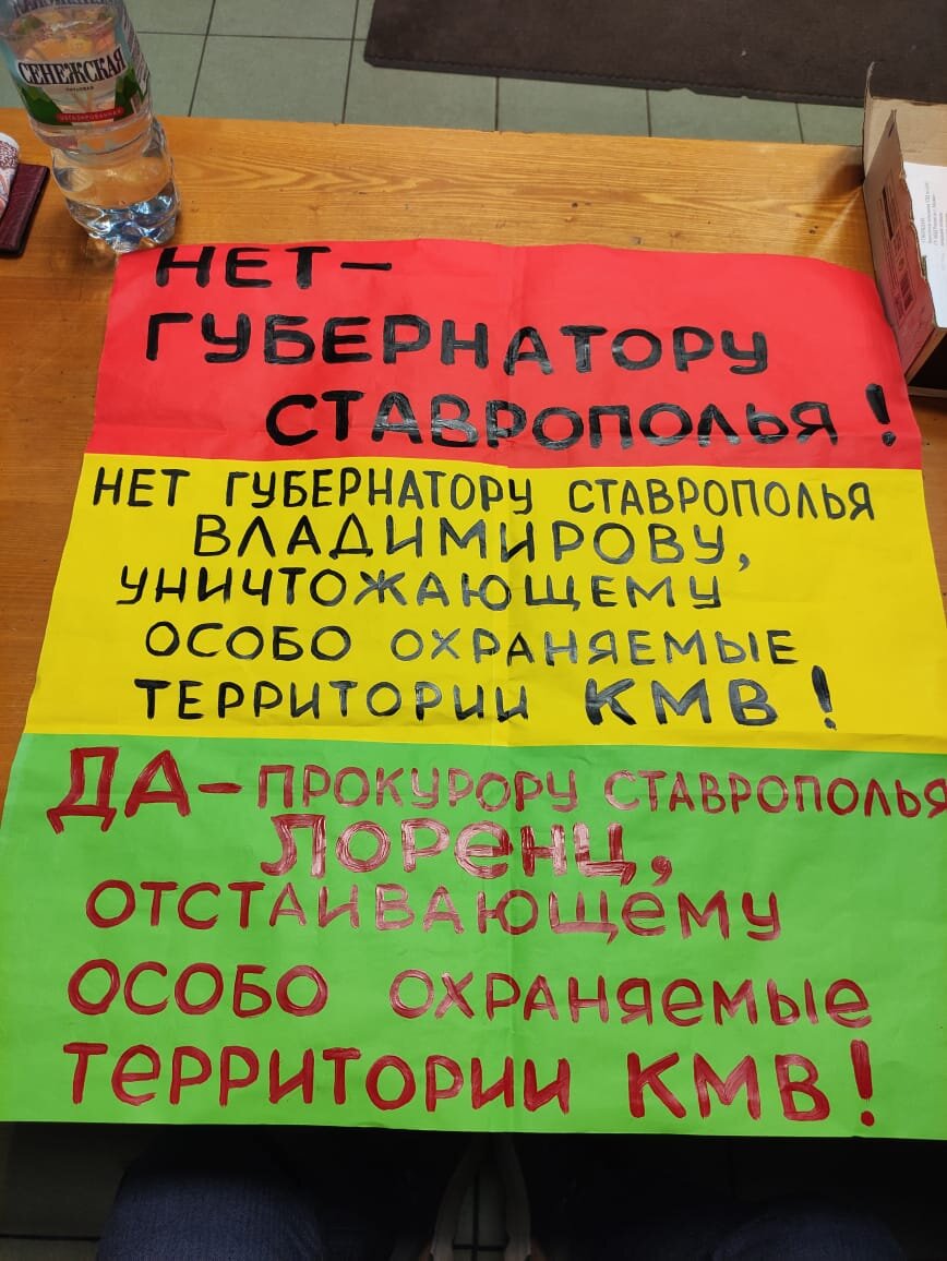 Плакат, с которым стояла возле Красной площади Валентина Величкина