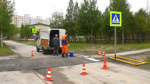 Между детскими садами и школой № 5, будет введено одностороннее движение транспорта.