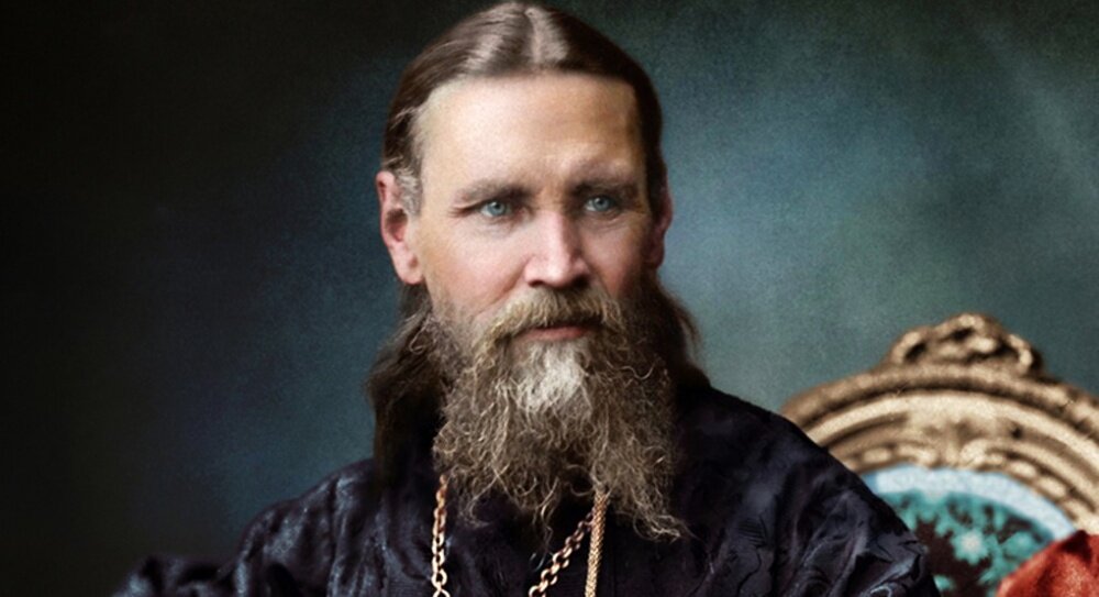 Колоризированная фотография: праведный Иоанн Кронштадский