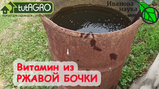 РЖАВАЯ ВОДА? Да! Да! Дааа! Использование воды для полива из ржавой ...