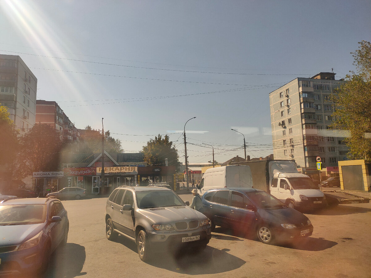 Вид из окна автобуса