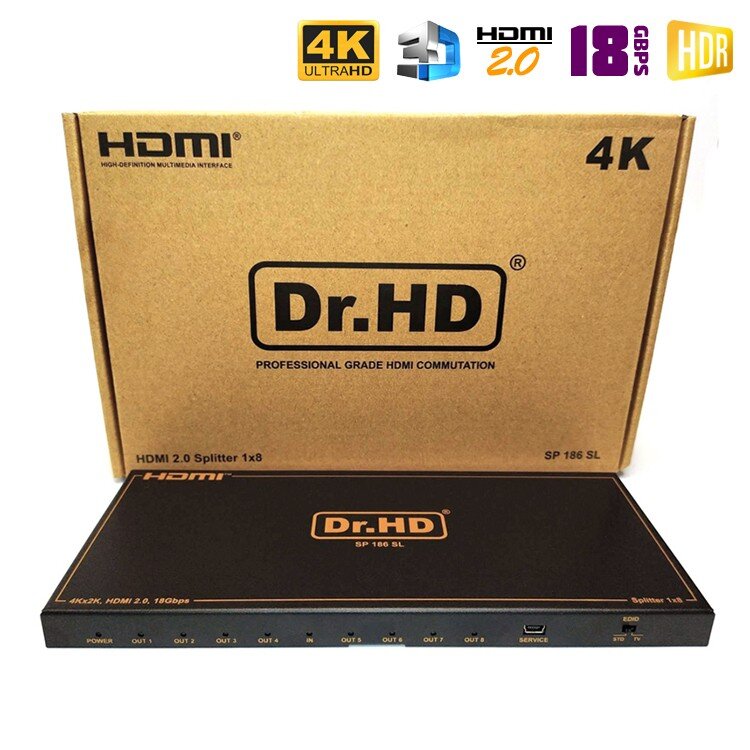 HDMI сплиттер на 8 Dr.HD SP 186 SL