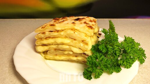 Хычины с сыром и картофелем - рецепт автора Аида