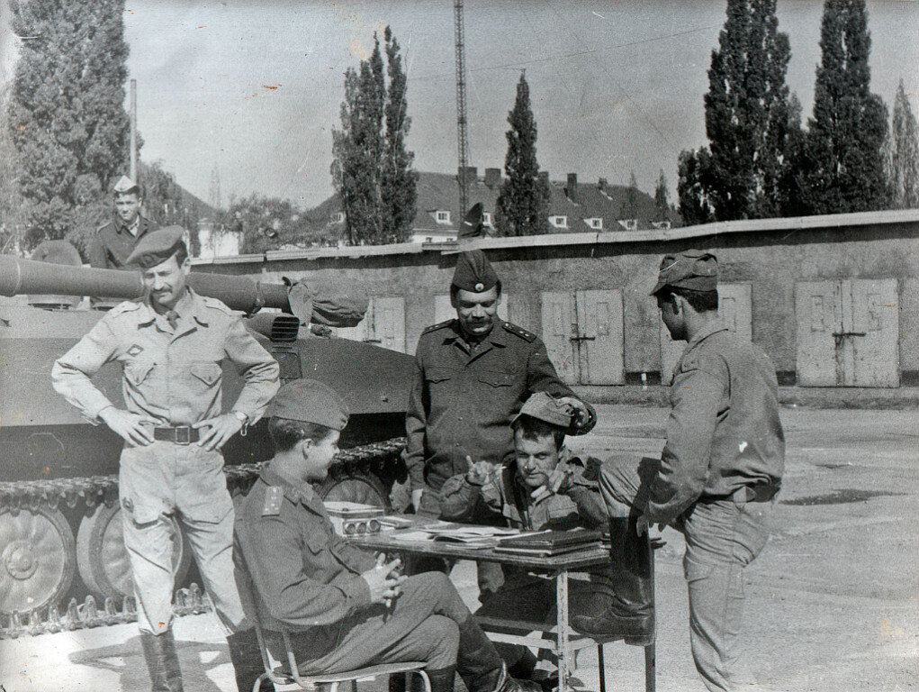 Парк САУ гв.67МСП (20МСД, 1ТА, ГСВГ,  г.Гримма)