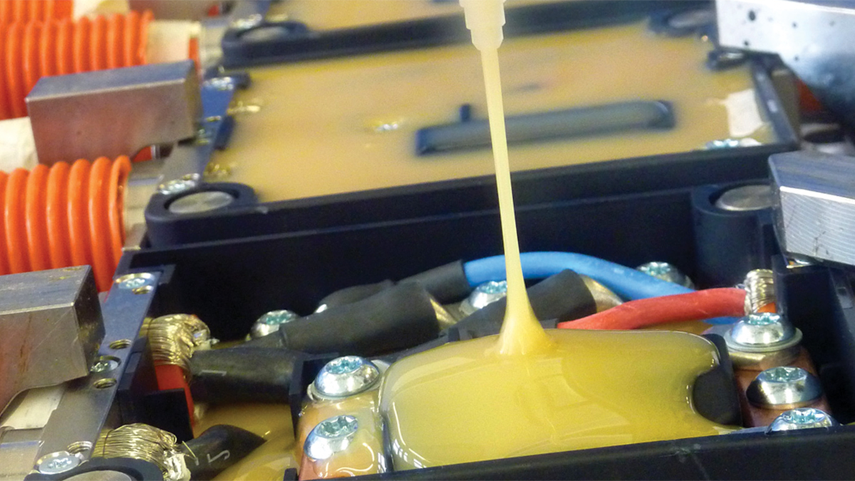 Одно из применений компаунда